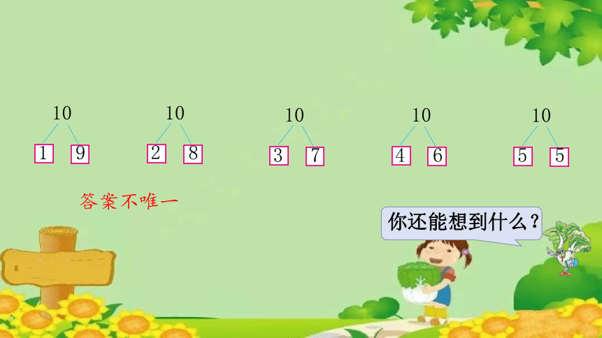 苏教版小学数学一年级上册7.4《10 的分与合》课件(共12张PPT)