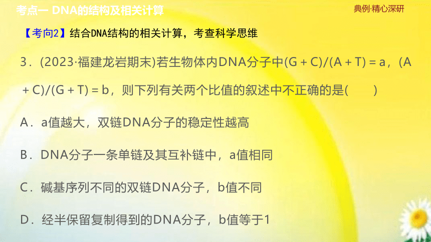 高三生物总复习课件-必修2 遗传与进化：第23讲　DNA的结构、复制及基因的本质(共33张PPT)
