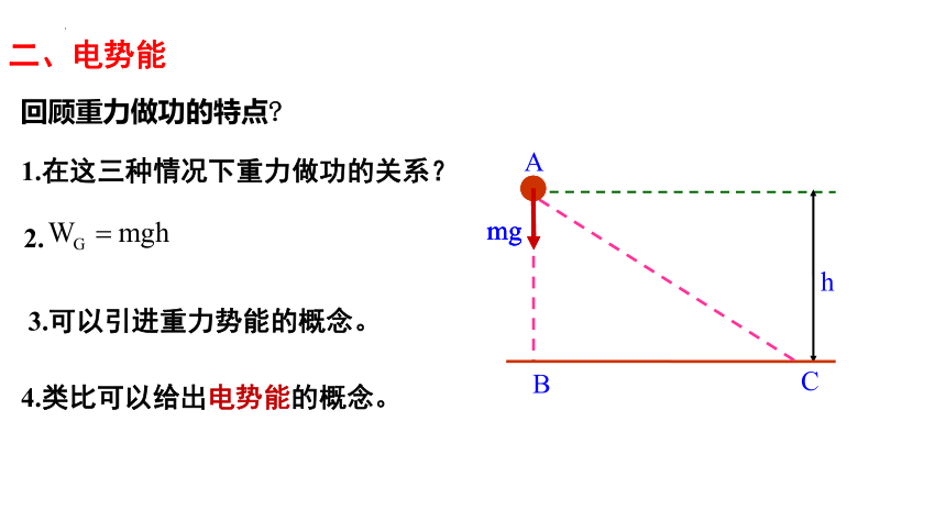 1.4电势能与电势 课件(共20张PPT)-2023-2024学年高二上学期物理粤教版（2019）必修第三册