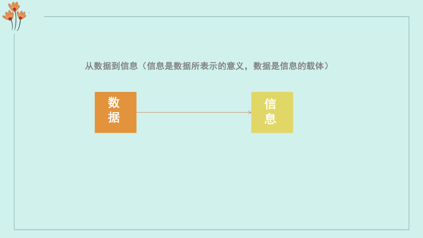 1.2 数据、信息与知识 课件(共29张PPT) -2023—2024学年浙教版（2019）高中信息技术必修1