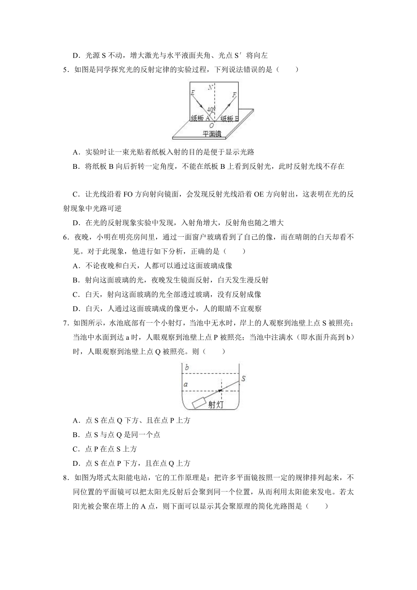 第5章 光现象 单元综合检测卷（含答案） 2023-2024学年北师大版八年级物理上册