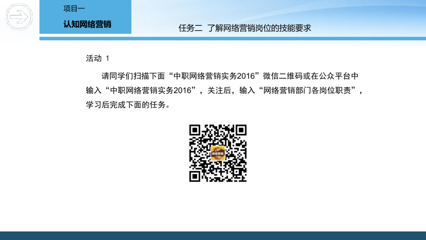 1.2 了解网络营销岗位的技能要求 课件(共20张PPT)- 《网络营销》同步教学（重庆大学·2020）