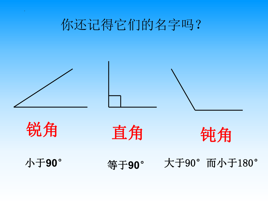 西师大版四年级下册数学第四单元《三角形的分类》（课件）(共22张PPT)