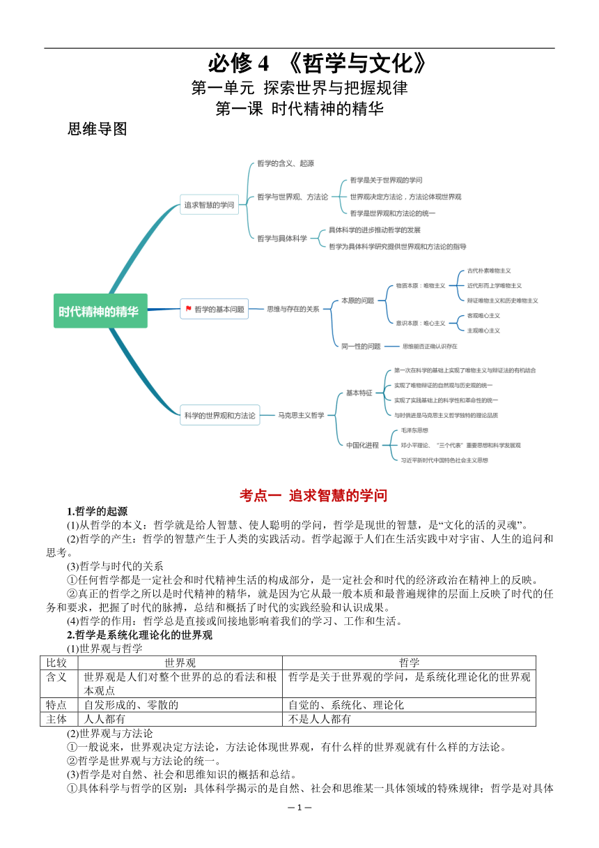 《哲学与文化》（背诵小帮手）