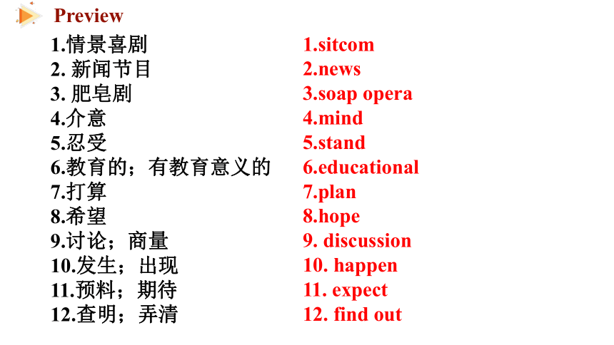 Unit 5 Do you want to watch a game show?Section A 1a-2c 课件 人教版英语八年级上册 (共21张PPT，含内嵌音频)