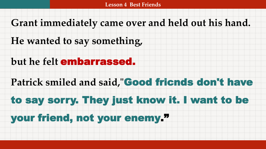 Unit 1 Lesson 4 Best Friends 2023-2024学年初中冀教版英语八年级上册 课件 (共44张PPT)