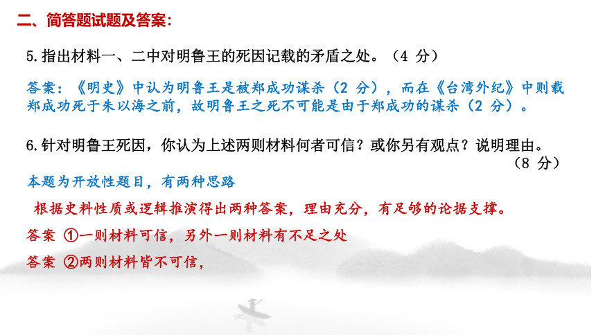 上海历史高考小论文写作指导（五、观点评论题）课件