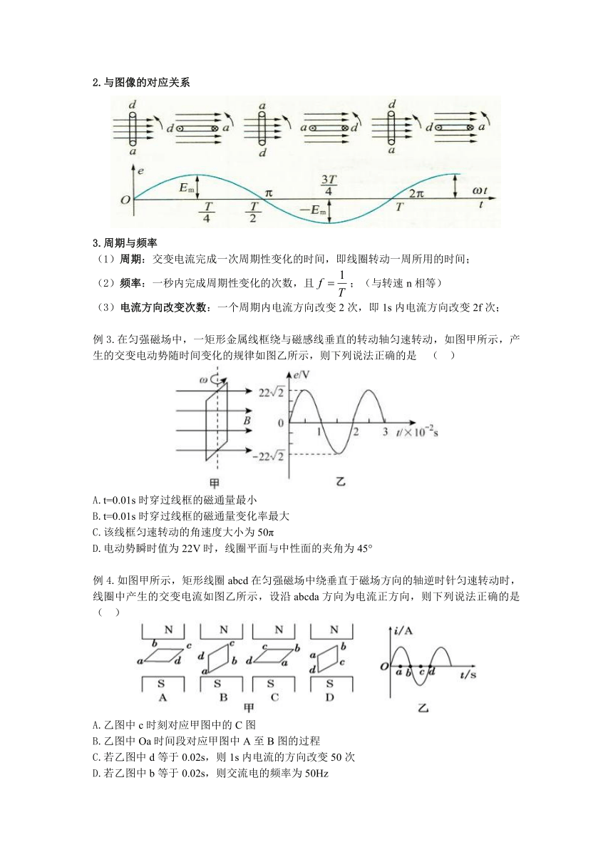 2024届高考物理 复习导学案：第一讲 交变电流