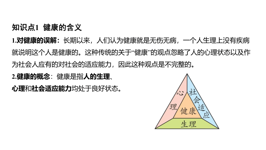 3.1 健康（课件 13张PPT 学案)