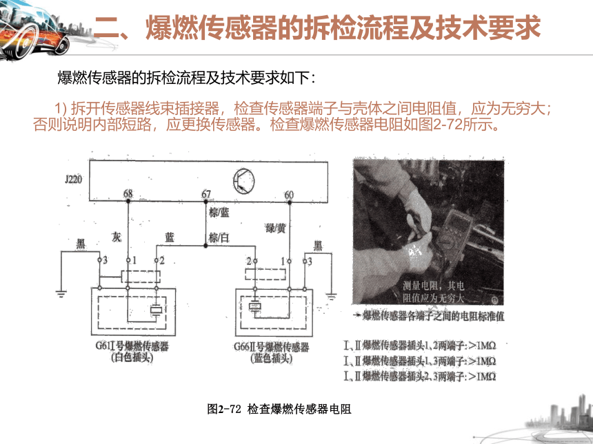 2.7爆燃传感器相关知识  课件(共25张PPT)-《汽车发动机电控系统原理与维修》同步教学（铁道版）