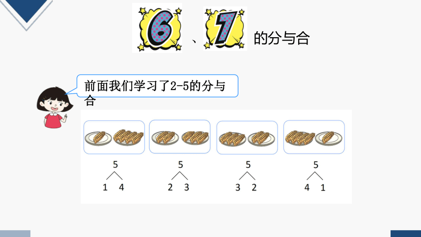 2023秋人教版一年级数学上册 第5单元《6、7的分与合》（课件）(共26张PPT)