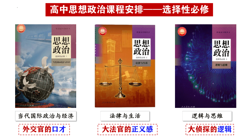 开学第一课 课件(共28张PPT+1个内嵌视频)-2023-2024学年高中政治统编版