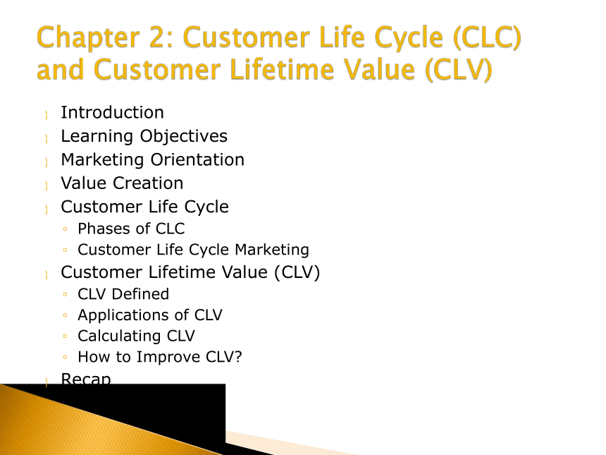 2Customer Life Cycle (CLC) and Customer Lifetime Value (CLV) 课件(共22张PPT)- 《客户关系管理（英文版）》同步教学（人民大学版）
