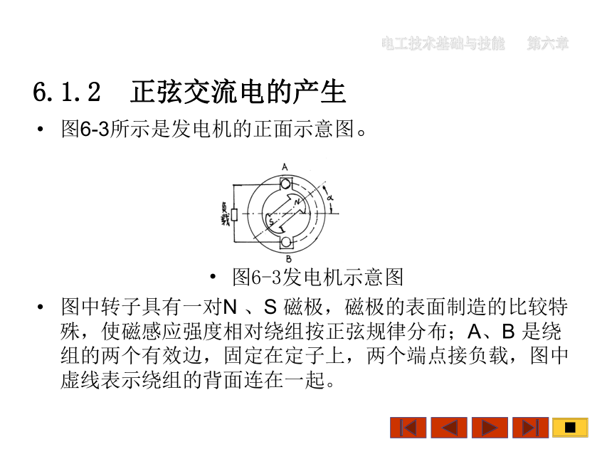 中职《电工技术基础与技能》（机工版·第3版）同步教学课件(共22张PPT)：6.1正弦交流电及正弦交流电的产生、6.2 正弦交流电的基本物理量