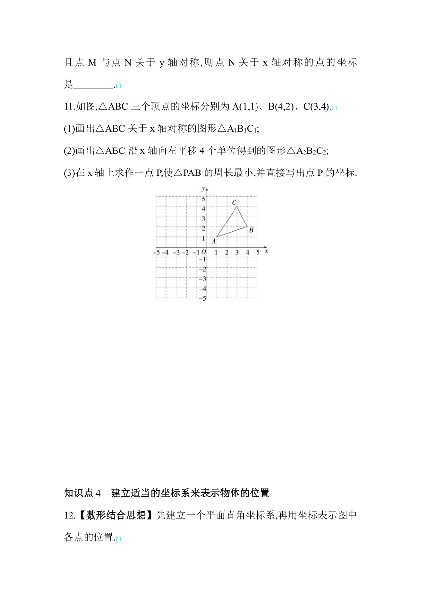 苏科版数学八年级上册5.2 平面直角坐标系  素养提升练（含解析）