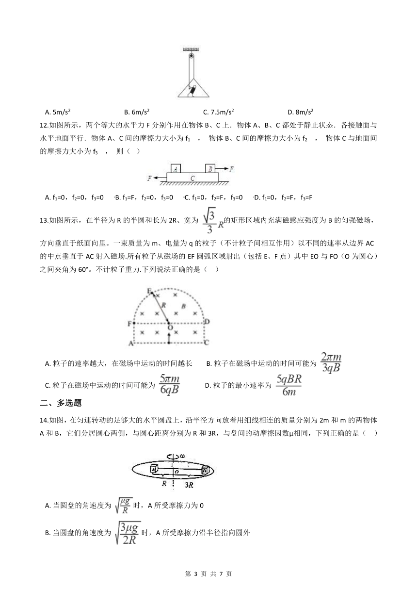 高考物理复习：牛顿运动定律专题（含答案）