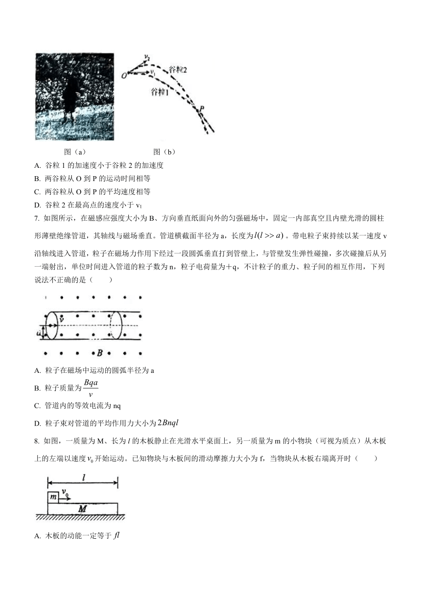 山西省晋城市名校2023-2024学年高三上学期8月月考物理试题（含答案）
