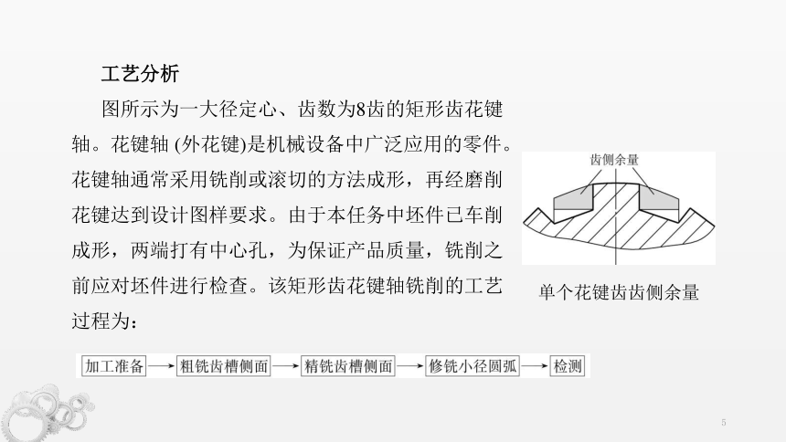 5.6矩形齿花键轴的铣削 课件(共28张PPT）(共28张PPT)-《铣工工艺与技能训练》同步教学（劳动版）