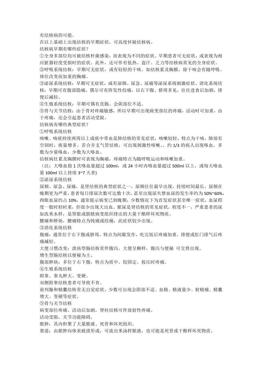 结核病防治 教学设计-2023-2024学年高中下学期主题班会