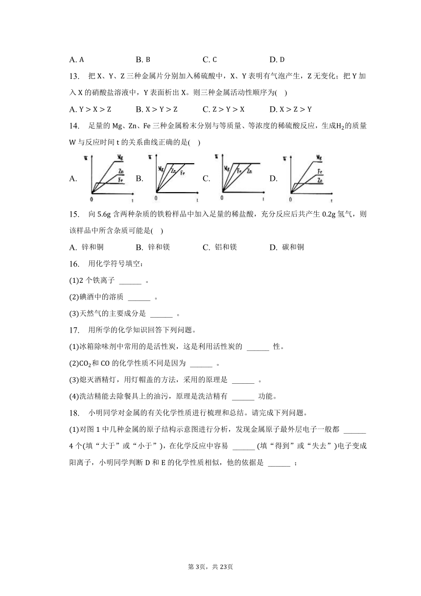 2022-2023学年黑龙江省绥化市青冈县八年级（下）期末化学试卷（含解析）