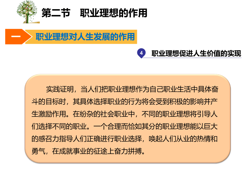 1.2职业理想的作用（课件）(共39张PPT)-中职《职业生涯规划》同步教学