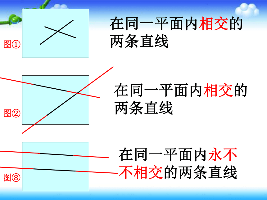 北师大版四年级上册数学 第二单元  认识平行课件(共15张PPT)