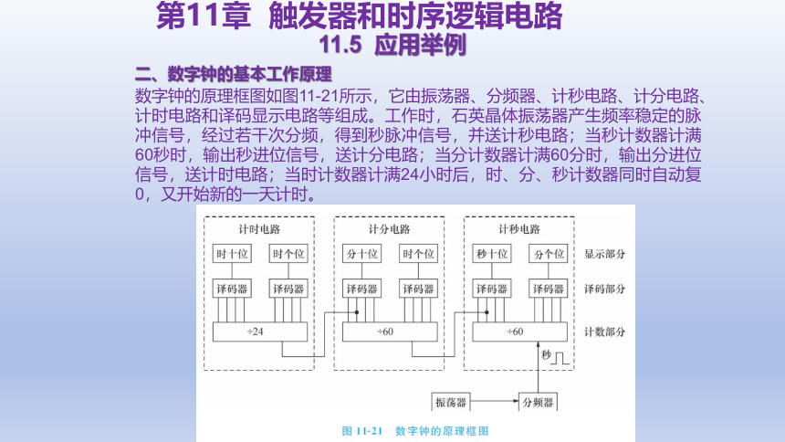 11.5 应用举例 课件(共21张PPT)-中职《电工电子技术与技能》同步教学（东南大学版）