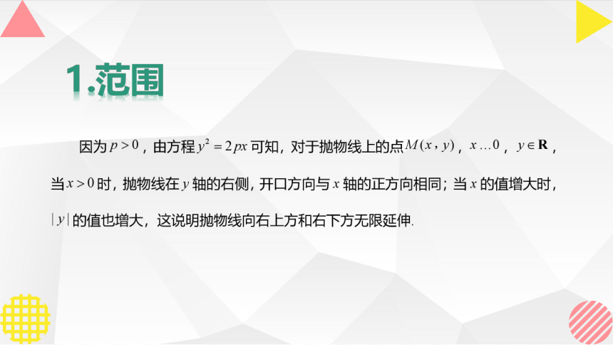 数学人教A版（2019）选择性必修第一册3.3.2抛物线的简单几何性质（共30张ppt）