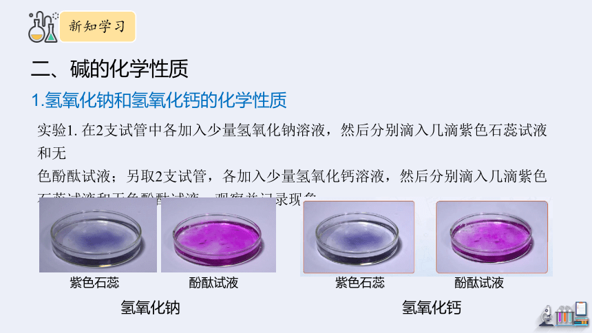 7.2 碱及其性质  课件(共21张PPT　内嵌视频) 2023-2024学年鲁教版化学九年级下册