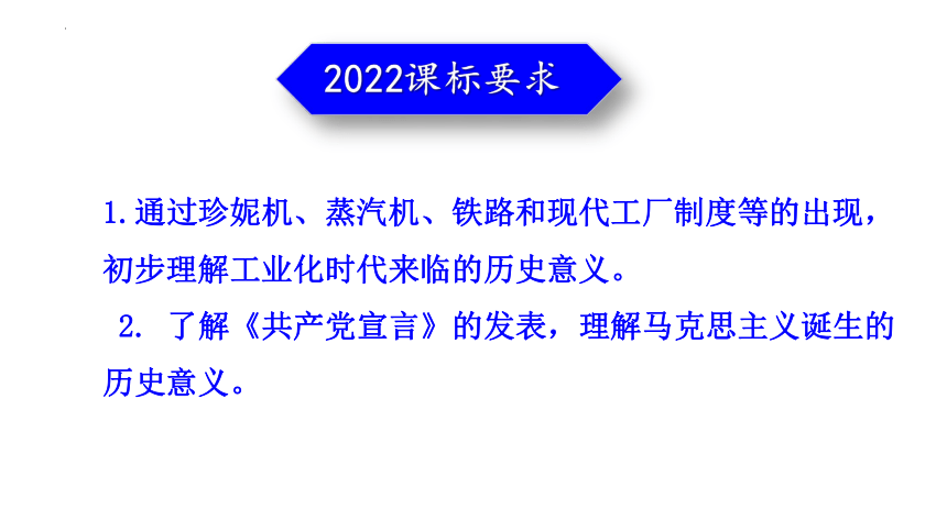 第七单元  工业革命和国际共产主义运动的兴起 大单元教学  2023-2024学年九年级历史上册同步课件