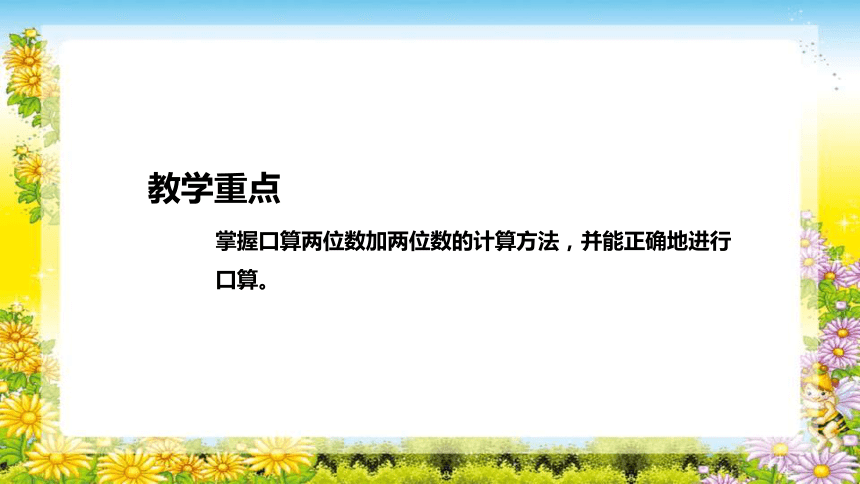 人教版小学数学三年级上册《两位数加两位数》说课稿（附反思、板书）课件(共30张PPT)