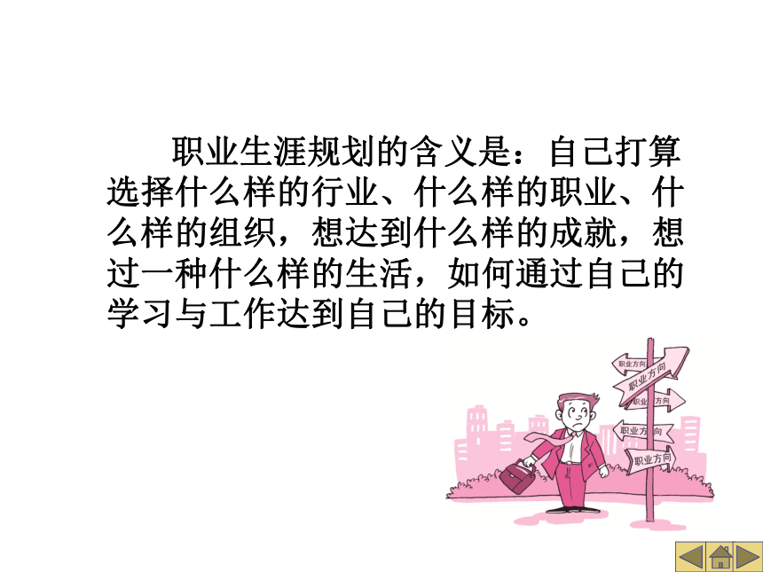 第二课  职业生涯规划的内涵 课件(共15张PPT)-中职《职业生涯规划》同步教学（人民邮电版）