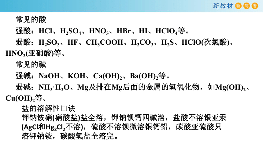 1.2.4 专题：离子反应强化与提升（课件）(共33张PPT)高一化学（人教版2019必修第一册）