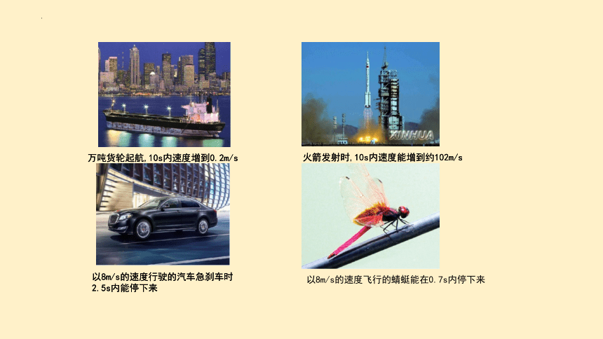 1.4 速度变化快慢的描述-加速度 课件(共18张PPT)-2023-2024学年高一上学期物理人教版（2019）必修第一册