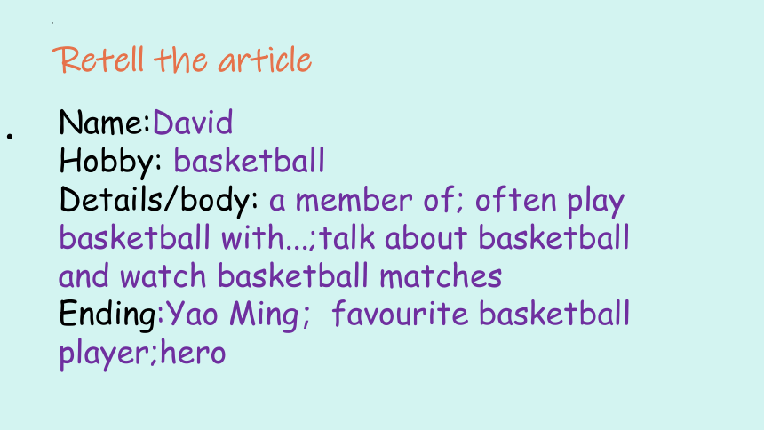 Unit2Let’s play sports! Task课件(共20张PPT)