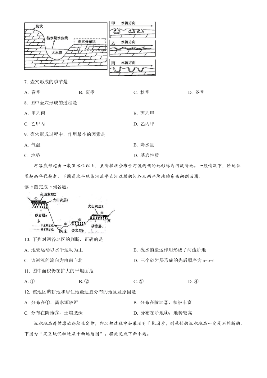 山东省邹平市重点中学2023-2024学年高二上学期9月开学考试地理试题（原卷版+解析版）