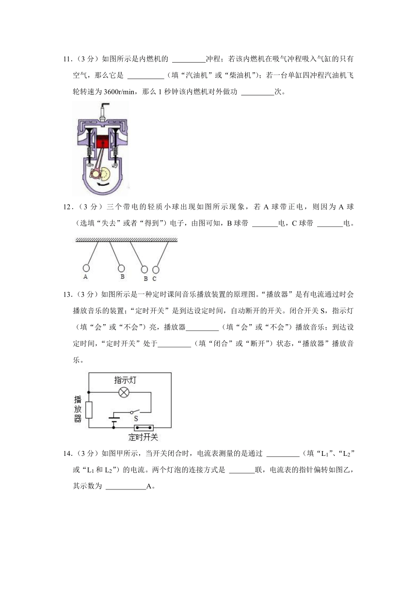 2023-2024学年广东实验学校江门分校九年级（上）月考物理试卷（10月份）（含解析）