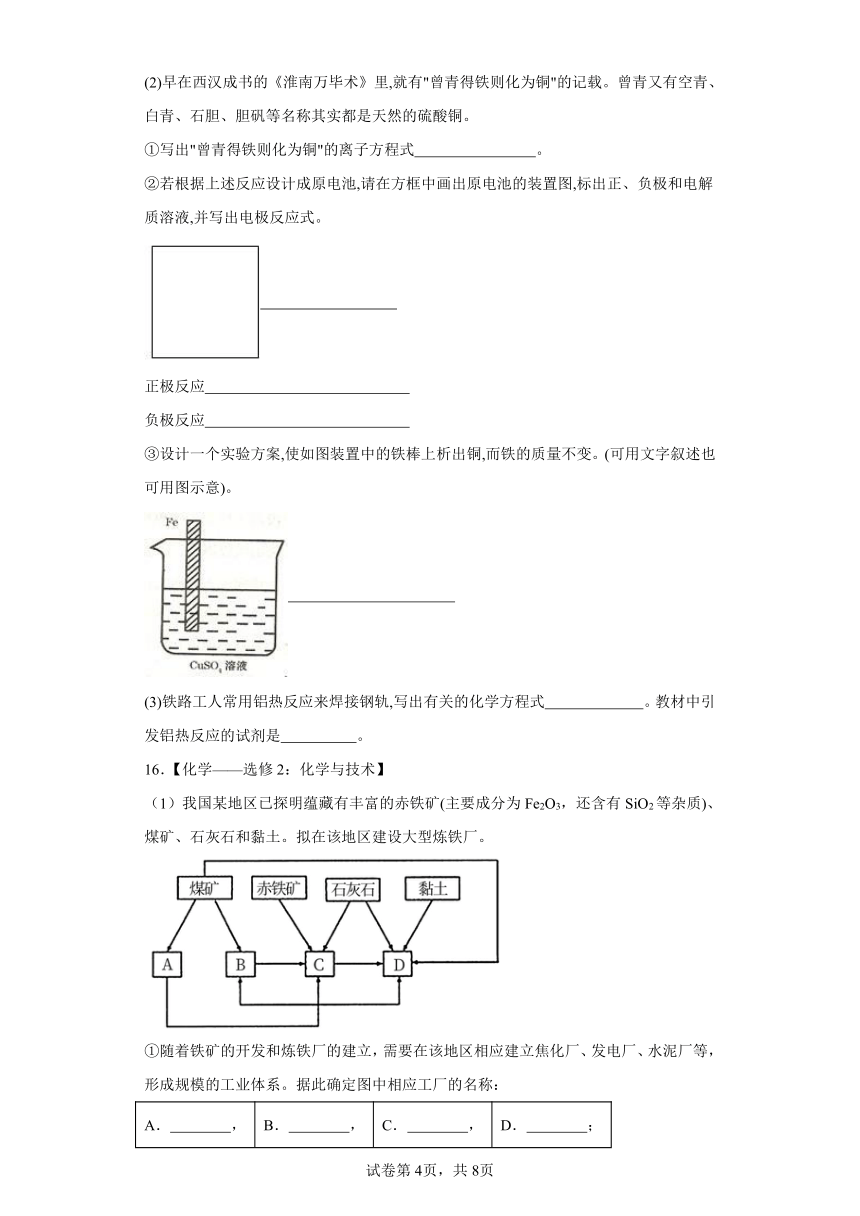 9.1.2《金属的冶炼》巩固提升练（含解析）-苏教版高中化学必修第二册