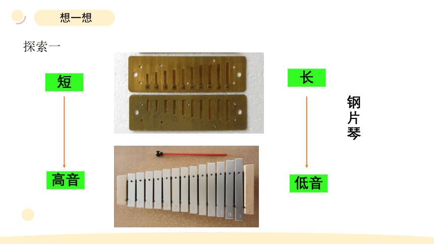 2023秋教科版四年级科学上册 6.《声音的高与低》（课件）(共18张PPT)