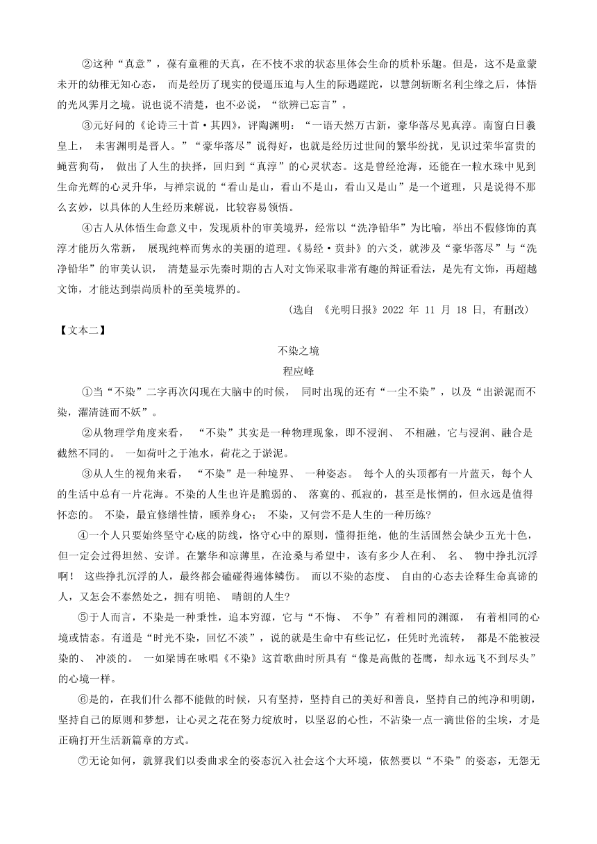 2024年河南省周口市扶沟县中考一模语文试题（含解析）