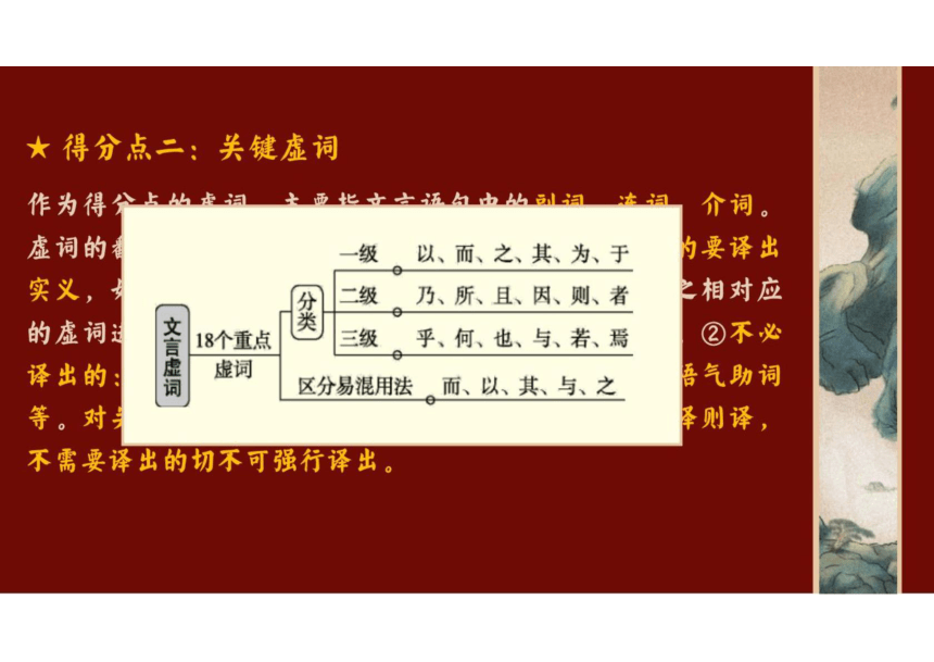 2024届高考语文复习 文言文翻译技巧之精准捕捉关键虚词 课件(共80张PPT)