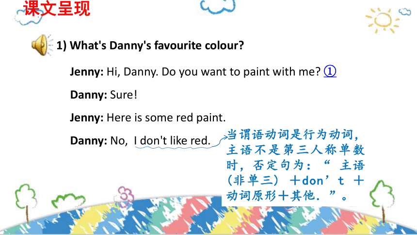 Unit 2 Lesson 8  Danny's Favourite Colour（课件）(共43张PPT)-七年级英语上册（冀教版）