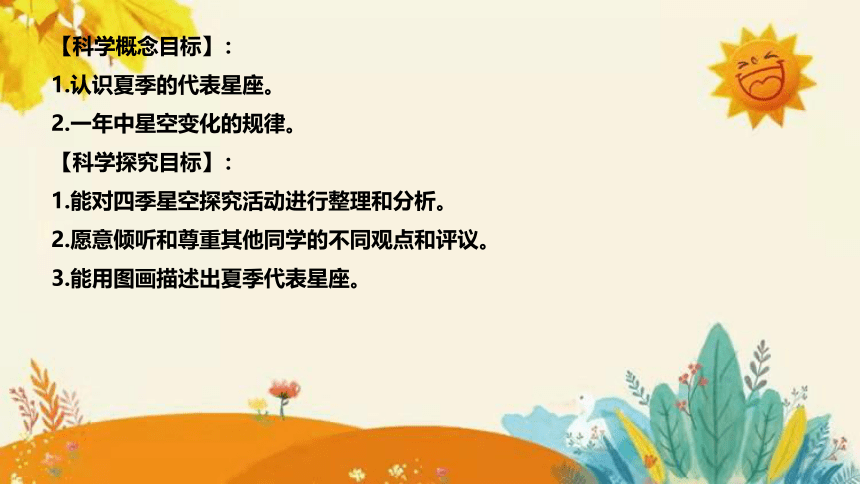 【新】青岛版小学科学五年级下册第四单元第二课时《夏季星空》说课课件(共31张PPT)附反思及记录表含板书设计