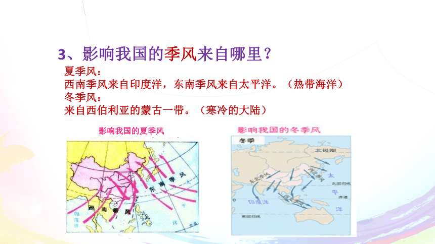 人教版人文地理4.2.2：季风的影响 课件（30张ppt）