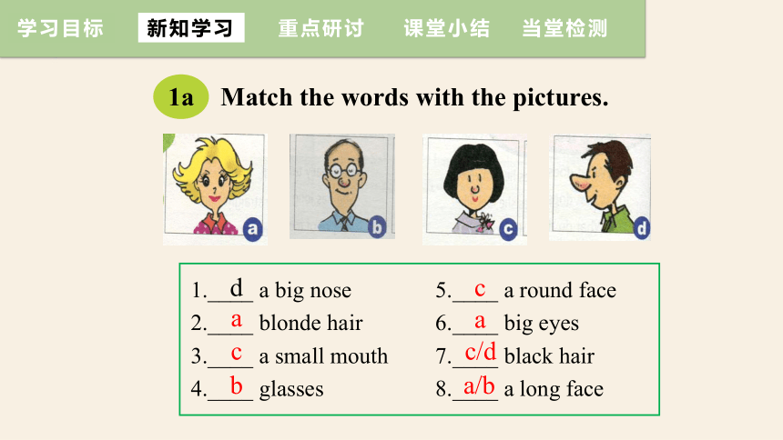 Unit 9 What does he look like?  Section B (1a-1e)  课件 +嵌入音频 (共20张PPT)