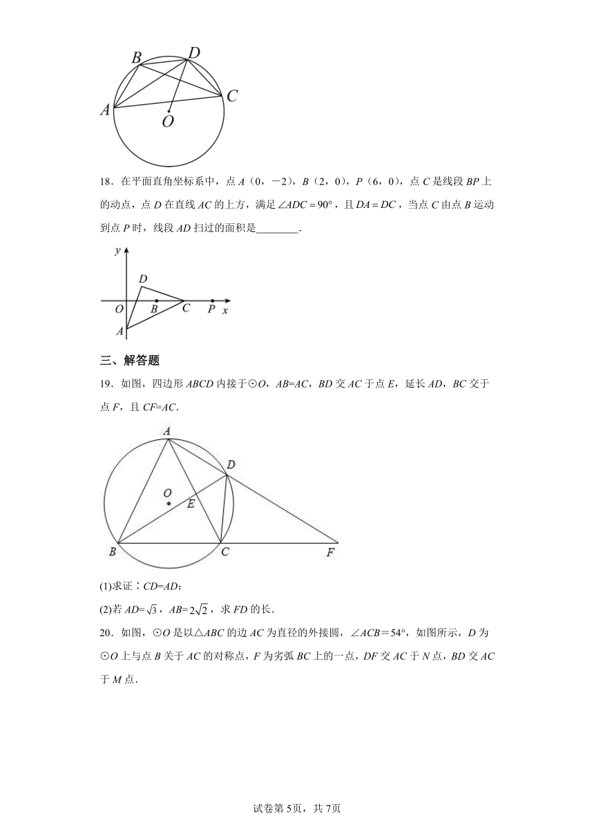 专题2.16圆周角 分层练习提升练（含解析）2023-2024学年九年级数学上册苏科版专项讲练