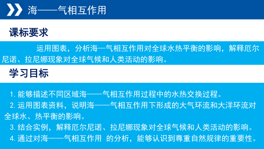 地理湘教版（2019）选择性必修1 4.3海—气相互作用课件（共38张ppt)