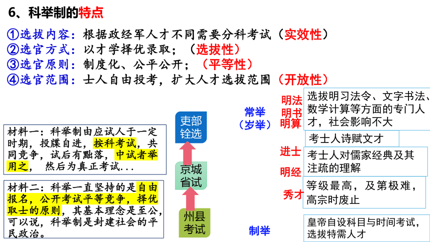 【核心素养目标】第7讲 隋唐制度的变化与创新 课件(共41张PPT)2024届高三统编版2019必修中外历史纲要上册一轮复习