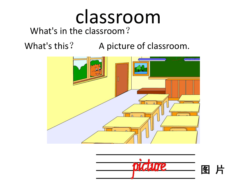Unit 1 My classroom PartA Let's learn  Let's do 课件 (共18张PPT)