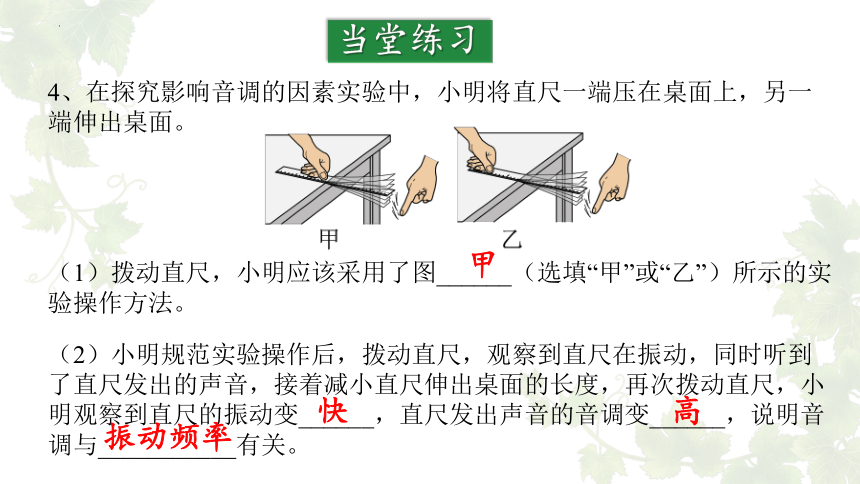 2.2我们怎么区分声音 课件(共24张PPT)2023-2024学年沪粤版物理八年级上册